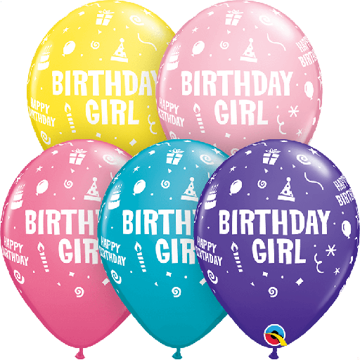 [203.11910] Globo 12" Birthday Girl C/1