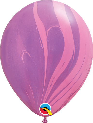 [202.91543] Globo 12" Agata Violeta C/1