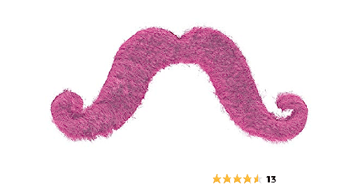 [41.390122.103] Moustache Colores Rosa C/1