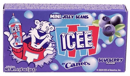 [221.70035] Icee Mini Jelly Beans Mora Azul C/50g