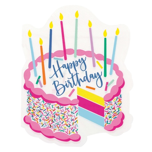 [30.23552] Servilleta Figura Pink Sprinkles C/16