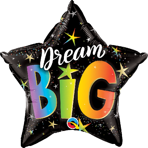 [207.17425] Globo 18" Dream BIG Estrellas