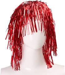 [79.PL-ROJO] Peluca Metalica Rojo C/1