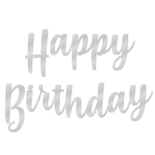 [15.5062/3] Letrero Plata HBD C/1