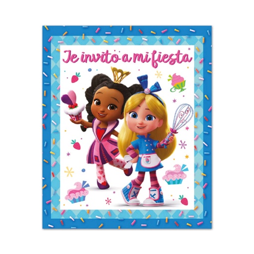 [14.9024-893] Invitacion Alice Wonderland C/6