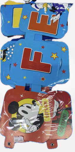 [10.6017-881] Letrero Movil Mickey Clasico C/1