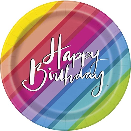 [30.73124] Plato 7" Balloons & Rainbow C/8