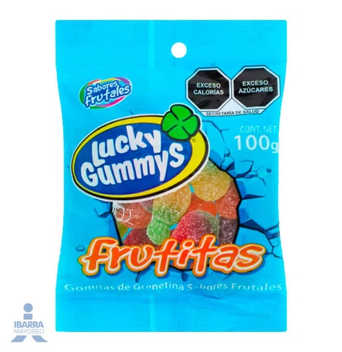 [221.20210] Lucky Gummys Frutitas C/100g