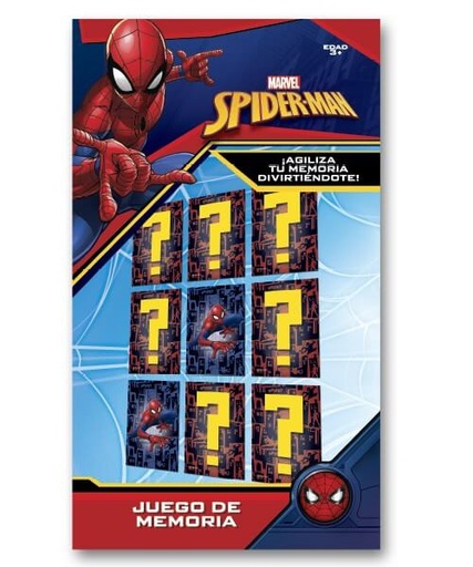 [69.JIMMSP] Juego De Memoria Spiderman C/1