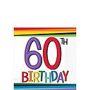 [40.5018367] Servilleta CH Rainbow Birthday Edades 60 C/16