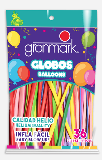 [10.8864/1] Bolsa De Globos 270" Surtido C/36