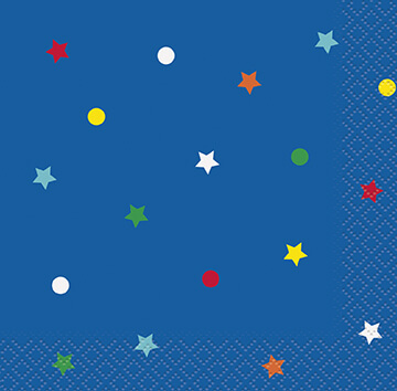 [30.22541] Servilleta CH Dots And Stars Birthday C/16