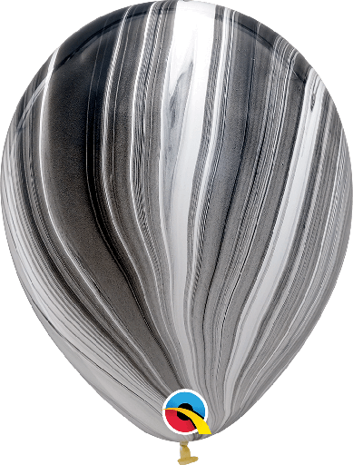 [202.39921] Globo 12" Agata Negro C/1