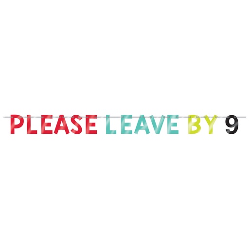 [31.122277] Letter Banner Please Leave By 9 / Over The Hill C/1