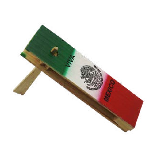 [69.FPMMME] Matraca Madera Tricolor C/1