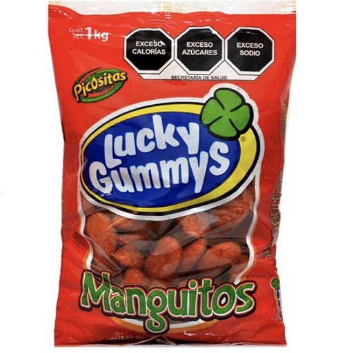 [220.10012] Lucky Gummys Manguitos C/1 Kg