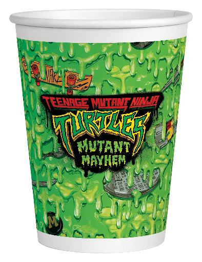 [10.420/900] Vaso 9oz Tortugas Ninja C/6