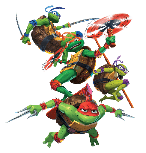 [10.6016-900] Adorno Movil Tortugas Ninja C/1