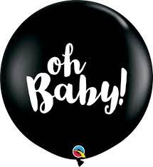 [205.85831] Globo 3' Negro Oh Baby! C/1