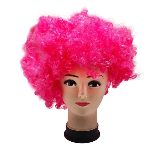 [14.5519/7] Peluca Afro Rosa C/1