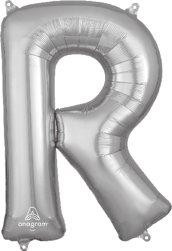 [196.32981/01] Globo 36" Letra R Plata C/1
