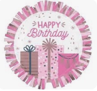 [196.4571211] Globo 24" Pastel Birthday C/1