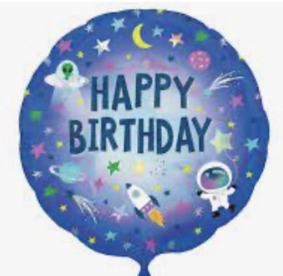 [191.41310] Globo 18" Holo HBD Outer Space C/1