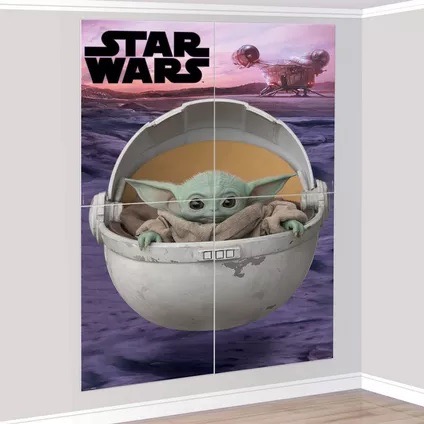 [40.671125] Scene Setter Wall Decorating Kit Mandalorian C/1