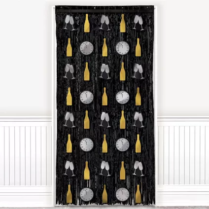[41.24829] Decoracion Para Puerta Negra C/1