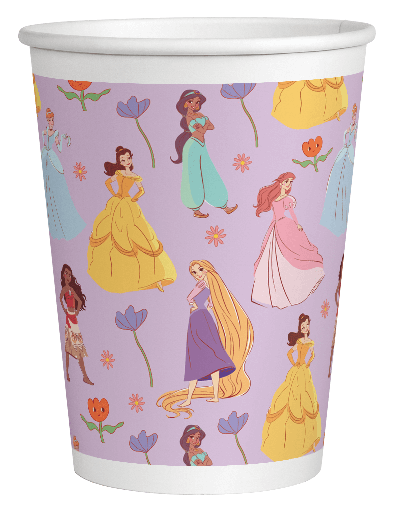 [12.420/910] Vaso 9oz Princesas C/6