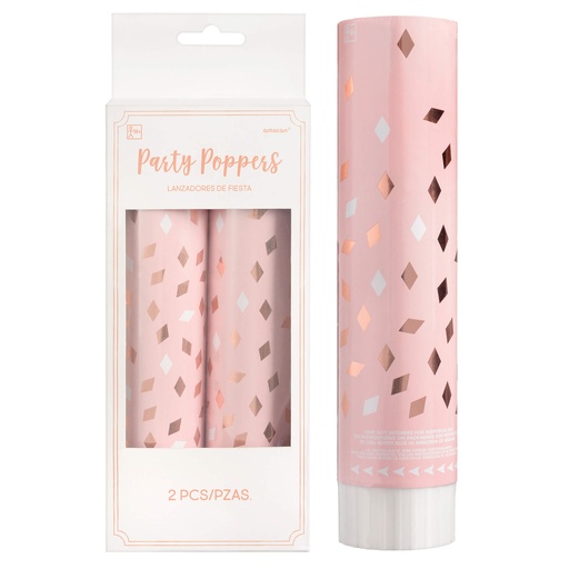 [41.3901751] Poppers Metallic Blush Birthday C/2