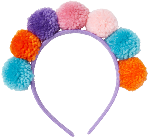 [40.3901211] Tiara Pom Pom Colores C/1