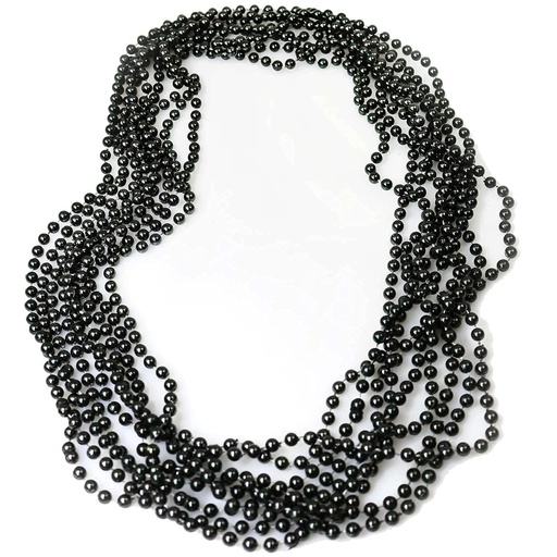 [61.20522] Collares Mardi Gras Negro C/12