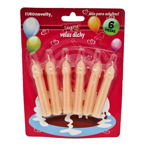 [67.14625] Velas Dicky C/6