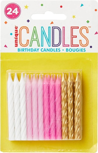 [41.19972] Velas Pink / White / Silver C/24