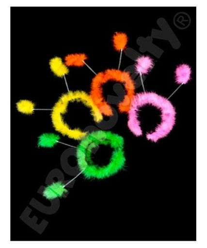 [64.45102] Diadema Peluche Colores C/1