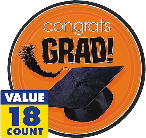 [40.749945.05] Plato 7" Graduacion Naranja C/18