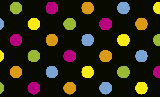 [16.930-6080] Papel Envoltura Puntos Colores Fondo Negro C/1