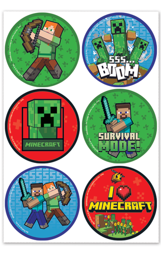 [10.130/874] Distintivo Minecraft C/24