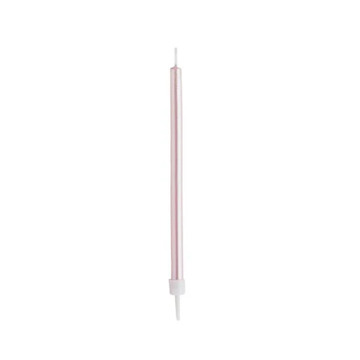 [280.CGL216PK] Skinny Candles Rosa C/12