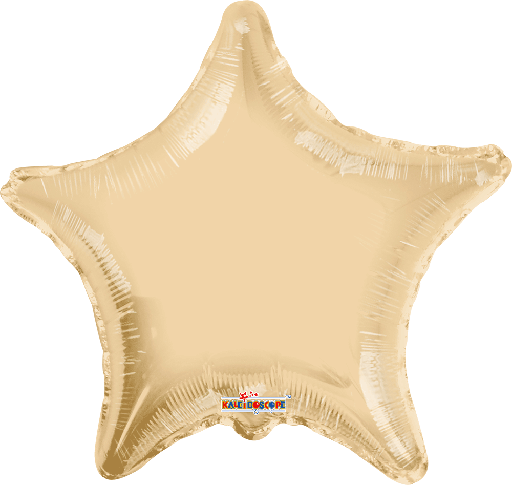 [192.36063-22] Globo 22" Estrella Nude Solid C/1