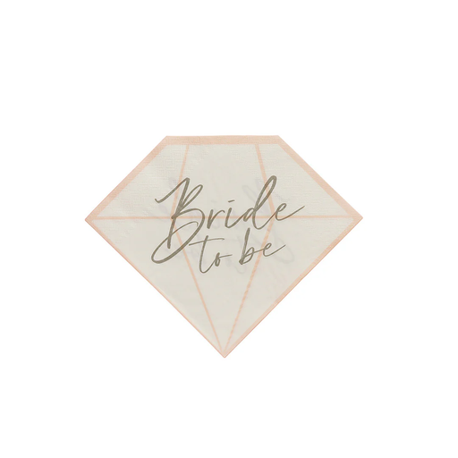[280.HBBT106] Servilleta Figura Bride To Be C/16