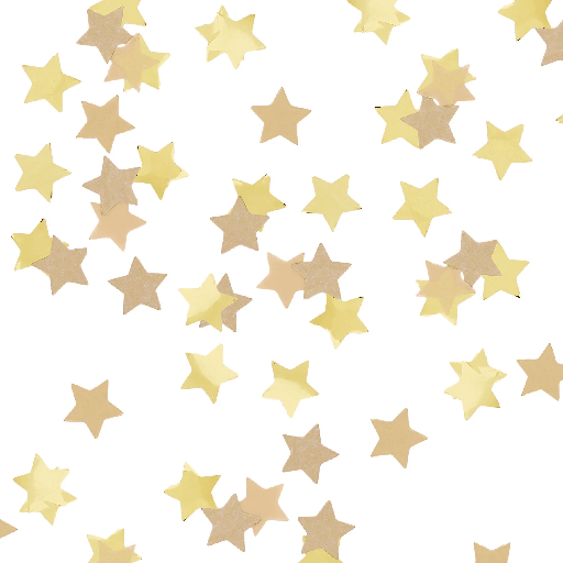 [280.HBCB108] Confetti Star Gold C/15g