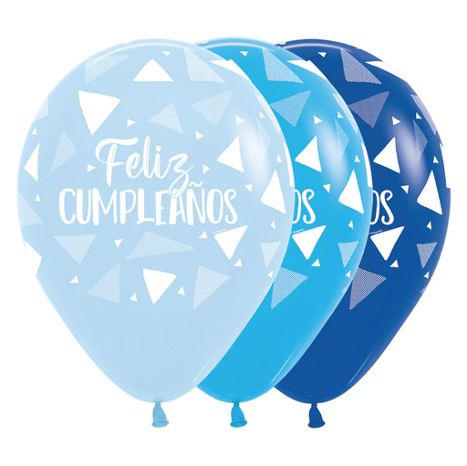[202.177304] Globo 12" Latex Infinity Triangulos Niño C/1