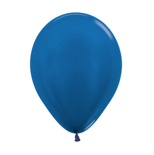 [221.238661] Globo 12" Latex Metal Azul C/1