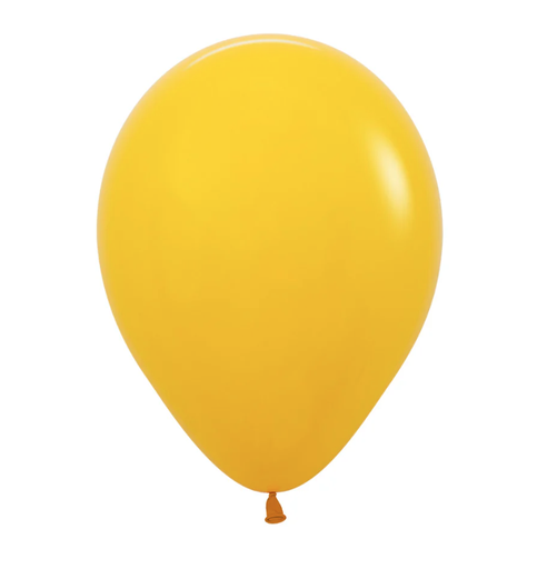 [221.231761] Globo 12" Latex Fashion Amarillo Miel C/1