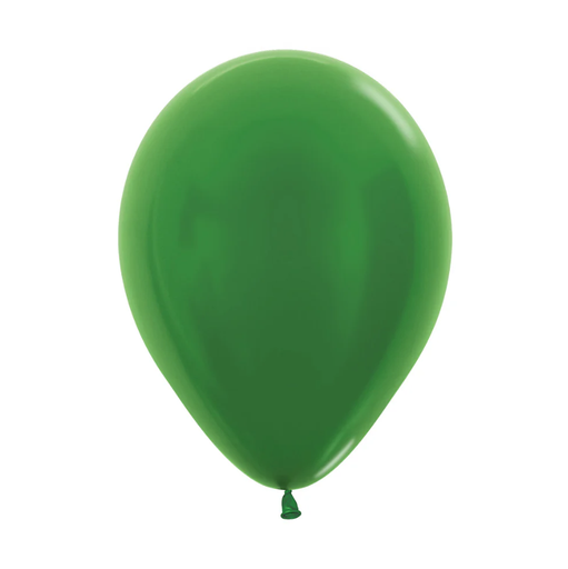 [221.238463] Globo 12" Latex Metal Verde C/1