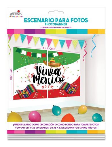 [10.4256/14] Escenario Para Fotos Viva Mexico C/2