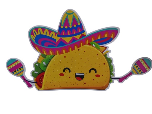 [264.01/TACO] Figura De Coroplast Taco Ch C/1