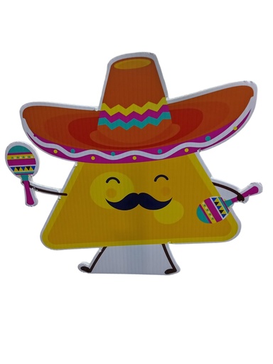 [264.01/MARACAS] Figura De Coroplast Nacho Maracas Ch C/1